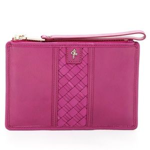 Cole Haan Heritage Strap II Zip Pouch, Viola